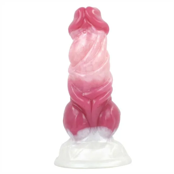 6.5 Inch Short Fat Wolf Dildo Fantasy Canine Penis