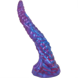 11 Inch Long Purple Octopus Tentacle Anal Stretching Dildo