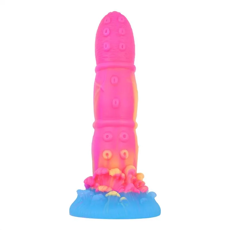 8 Inch Tentacle Dildo Fantasy Silicone Butt Plug