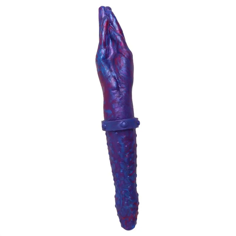 13.5 Inch Fantasy Palm Fist & Nail Double Dildo